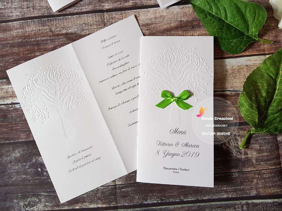 Menu matrimonio albero della vita M001 - immagine 7
