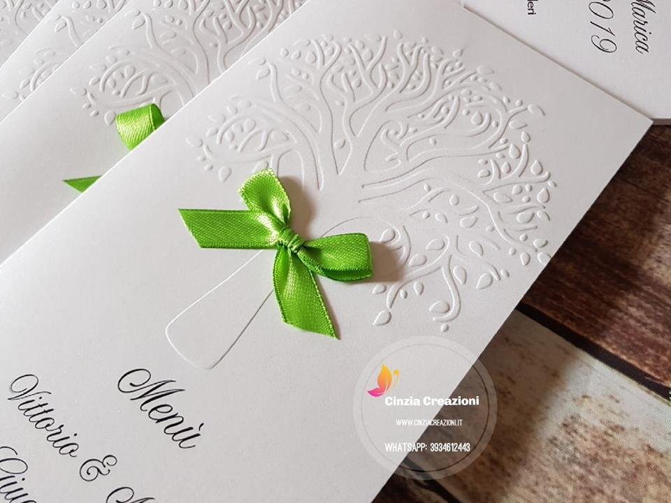 Menu matrimonio albero della vita M001 - immagine 8