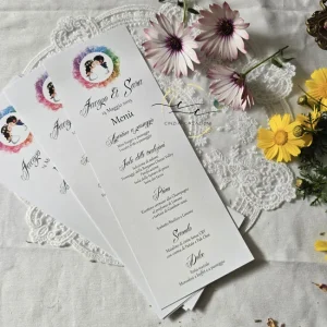 menù matrimonio arcobaleno