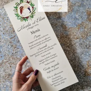 menu matrimonio piantine aromatiche