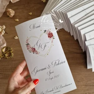 menu matrimonio ristorante cuori