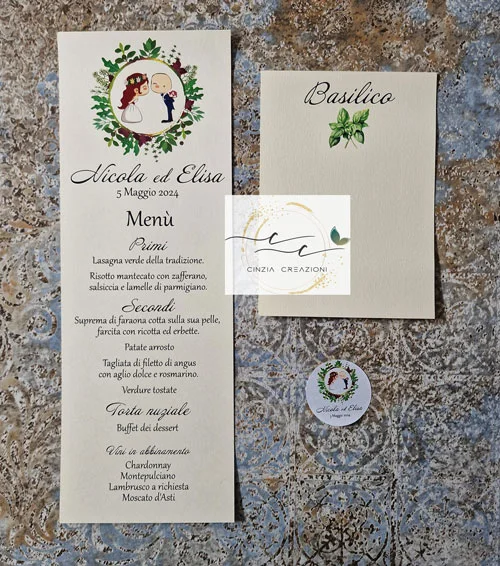 menu matrimonio piantine aromatiche - immagine 5