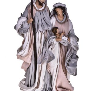 NATIVITA’ RESINA e TESSUTO 47cm