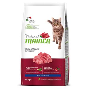 NATURAL TRAINER GATTO ADULT MANZO KG 1,5 new pack