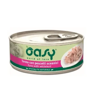 Oasy Wet Cat – TONNO CON PESCETTI OCEANICI Lattina GR 150 6 lattine