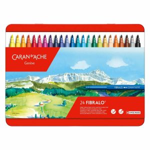 CARAN D’ACHE Pennarelli 24 colori con scatola personalizzata