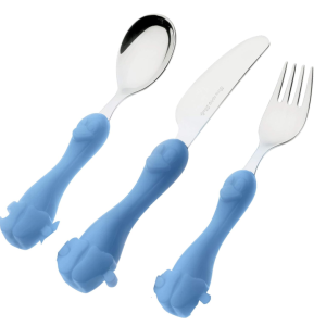 Posate Bambini PINGO azzurro EME