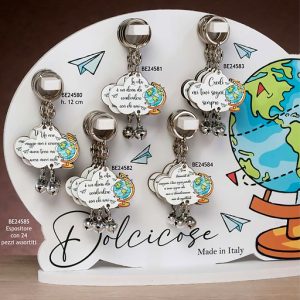 PORTACHIAVI MAPPAMONDO DOLCICOSE