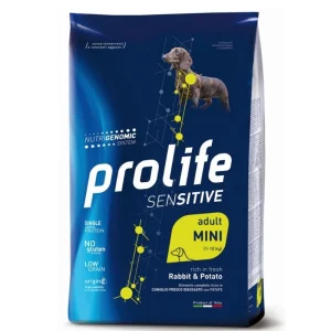 PROLIFE CANE ADULT SENSITIVE CONIGLIO E PATATE MINI KG 2