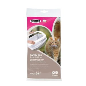 SACCHETTI IGIENICI PER LETTIERE SANDY BAG cm 60 x 55 (6 sacchetti)