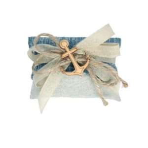 SACCHETTO BUSTA CON ANCORA / TIMONE