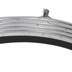 Raschietto per letame e liquame semicircolare