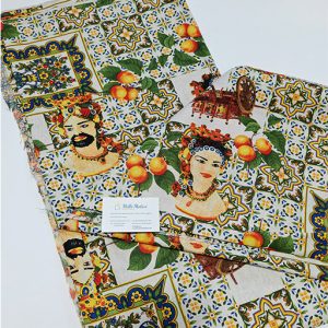 STOFFA TESTA DI MORO COLLEZIONE SICILY