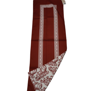 Striscia Runner Royal Red Double Face 45x140cm 10105