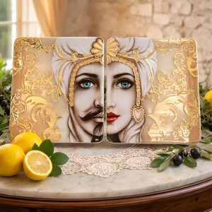 MAGNETE TESTA DI MORO DONNA UOMO