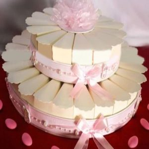 TORTA PORTACONFETTI ROSA