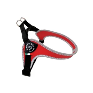 PETTORINA SOTTOPANCIA REGOLABILE CHIUSURA PLASTICA ROSSA MIS. 1,5