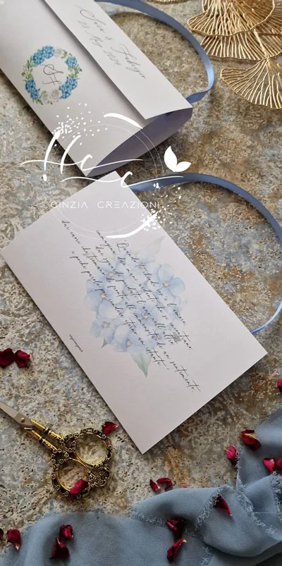 Wedding Bag VUOTA Ortensie - immagine 4